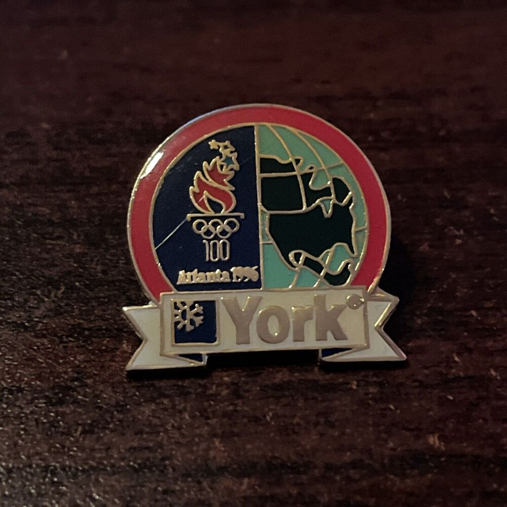 1996 Atlanta Olympics York Company Lapel Hat‎ Pin